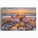 Large black and white abstract print on stretched canvas, ideal for kitchen wall art.