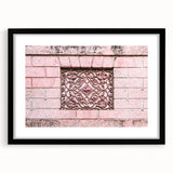 Extra large abstract art print with vibrant, textured colors on a black framed canvas, suitable for living room decor.