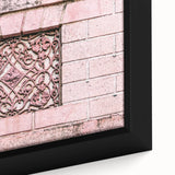 Extra large framed canvas featuring textured, colorful art with black dominant tones, ideal for living room decor.