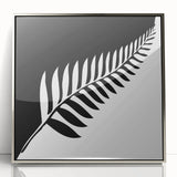 Framed acrylic artwork showcasing a shimmering silver design, elegantly displayed from the front view, perfect for modern home decor and art enthusiasts.
