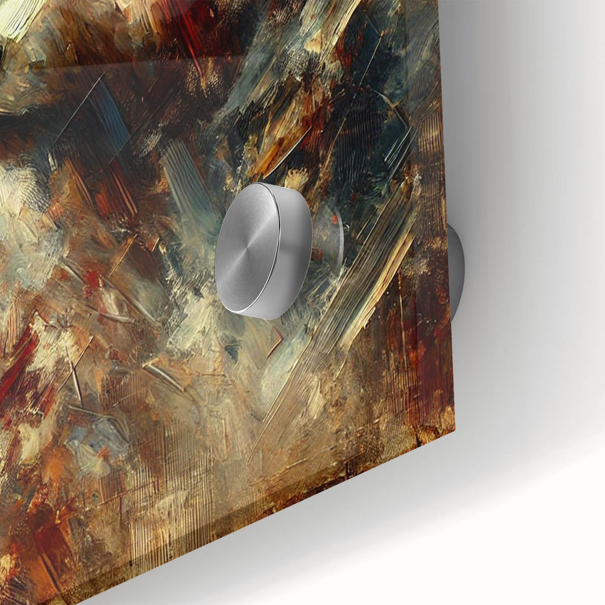 Abstract oil painting of a bear with vibrant colors and expressive brushstrokes, showcasing a unique artistic interpretation, perfect for wildlife art enthusiasts.