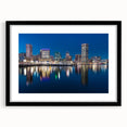 Vibrant Baltimore Skyline Art - Colorful Cityscape Wall Decor