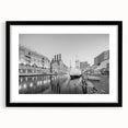 Historic Baltimore Harbor Art - Black and White Cityscape Decor