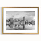 Extra large abstract art print in textured style with swirls of blue and gray, ideal for living room decor.