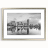 Textured abstract art print with swirls of blue and gray, acrylic on canvas, suitable for bedroom ambiance.