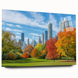 Large abstract wall art featuring swirling blue and gray tones on canvas, ideal for bedroom or dining room decor.