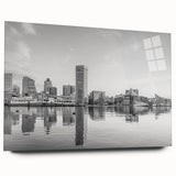 Large abstract wall art featuring swirling blue and gray tones on a canvas, ideal for bedroom or dining room decor.