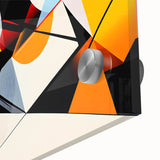 Geometric Abstract Art Print – Bold High-Contrast Wall Decor