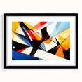 Geometric Abstract Art Print – Bold High-Contrast Wall Decor