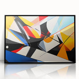 Geometric Abstract Art Print – Bold High-Contrast Wall Decor