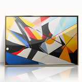 Geometric Abstract Art Print – Bold High-Contrast Wall Decor