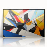 Geometric Abstract Art Print – Bold High-Contrast Wall Decor