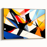 Geometric Abstract Art Print – Bold High-Contrast Wall Decor