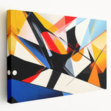 Geometric Abstract Art Print – Bold High-Contrast Wall Decor