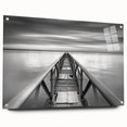 Black & White Fine Art Photography Wall Art – Pier Perspective