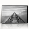 Black & White Fine Art Photography Wall Art – Pier Perspective