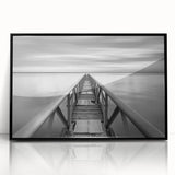 Black & White Fine Art Photography Wall Art – Pier Perspective