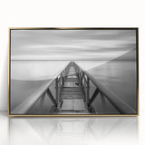 Black & White Fine Art Photography Wall Art – Pier Perspective