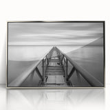 Black & White Fine Art Photography Wall Art – Pier Perspective