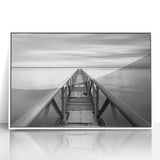 Black & White Fine Art Photography Wall Art – Pier Perspective
