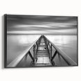 Black & White Fine Art Photography Wall Art – Pier Perspective