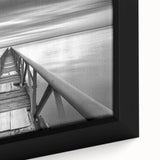 Black & White Fine Art Photography Wall Art – Pier Perspective