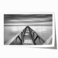 Black & White Fine Art Photography Wall Art – Pier Perspective