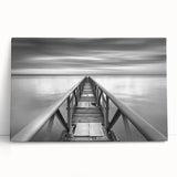 Black & White Fine Art Photography Wall Art – Pier Perspective