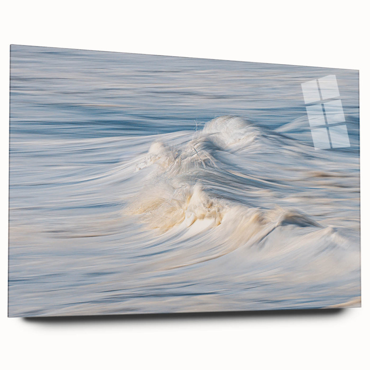 Calming Landscape Acrylic Print – Serene Waves Wall Art