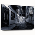 Black and White Urban Scenery Wall Art – Cityscape Photography Print