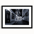Black and White Urban Scenery Wall Art – Cityscape Photography Print
