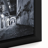 Black and White Urban Scenery Wall Art – Cityscape Photography Print