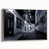 Black and White Urban Scenery Wall Art – Cityscape Photography Print