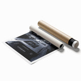 Black and White Urban Scenery Wall Art – Cityscape Photography Print