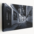 Black and White Urban Scenery Wall Art – Cityscape Photography Print