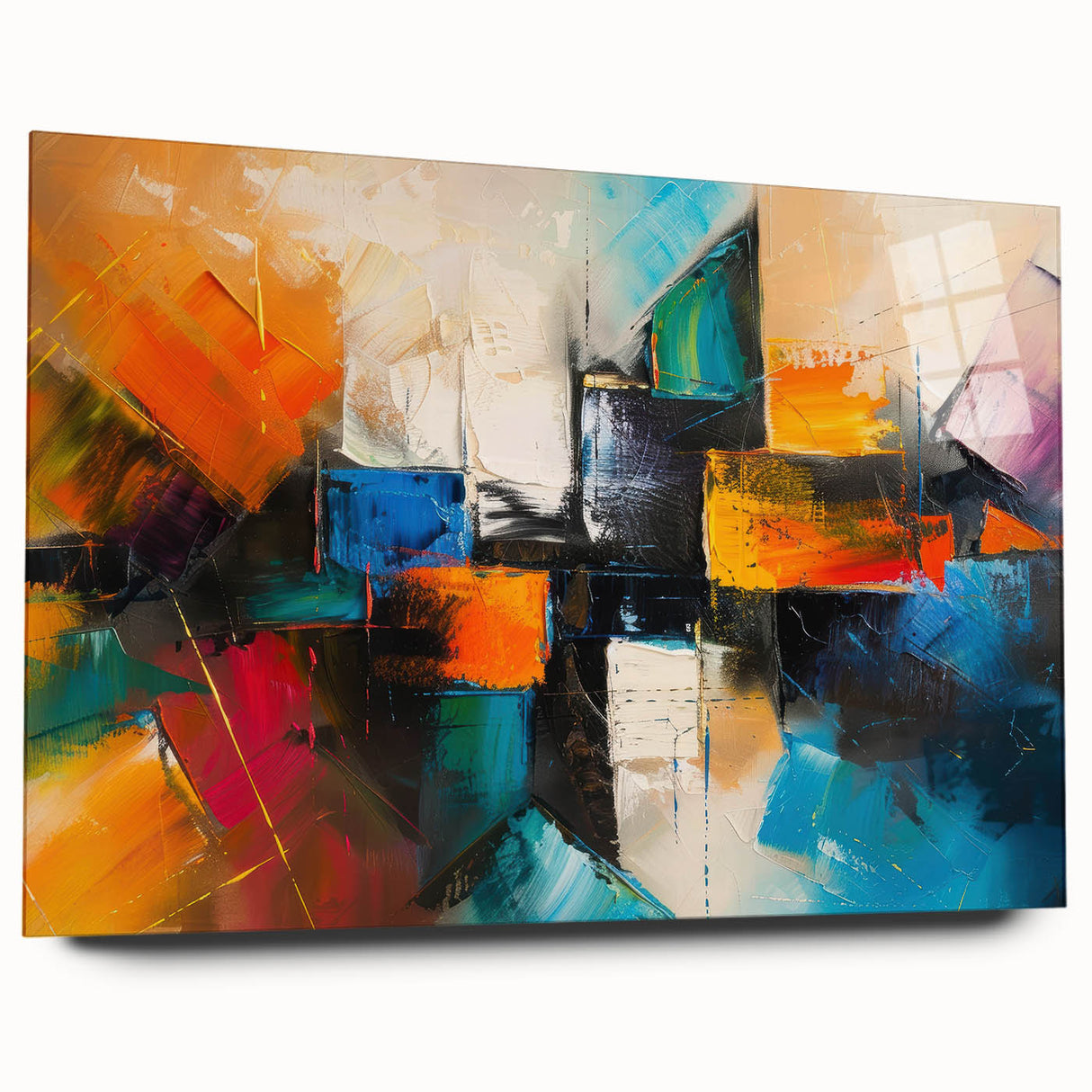 Bold Abstract Wall Art – High-Contrast Geometric Canvas Prints