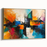 Bold Abstract Wall Art – High-Contrast Geometric Canvas Prints