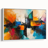 Bold Abstract Wall Art – High-Contrast Geometric Canvas Prints