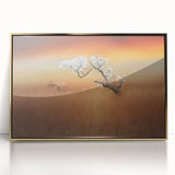 Blossoming Tree at Sunset - Fine Art Photography Canvas Prints
