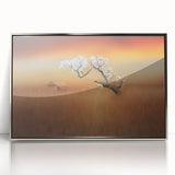 Blossoming Tree at Sunset - Fine Art Photography Canvas Prints