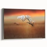 Blossoming Tree at Sunset - Fine Art Photography Canvas Prints