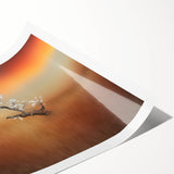 Blossoming Tree at Sunset - Fine Art Photography Canvas Prints