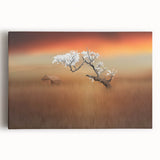 Blossoming Tree at Sunset - Fine Art Photography Canvas Prints