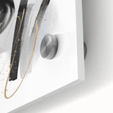 Abstract Geometric Framed Wall Art – Minimalist Urban Chic Design