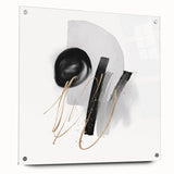 Abstract Geometric Framed Wall Art – Minimalist Urban Chic Design