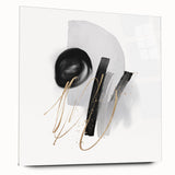 Abstract Geometric Framed Wall Art – Minimalist Urban Chic Design