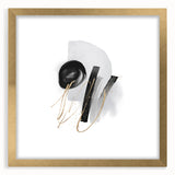 Abstract Geometric Framed Wall Art – Minimalist Urban Chic Design