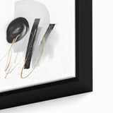 Abstract Geometric Framed Wall Art – Minimalist Urban Chic Design