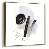 Abstract Geometric Framed Wall Art – Minimalist Urban Chic Design