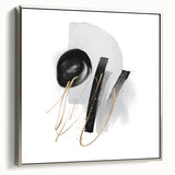 Abstract Geometric Framed Wall Art – Minimalist Urban Chic Design